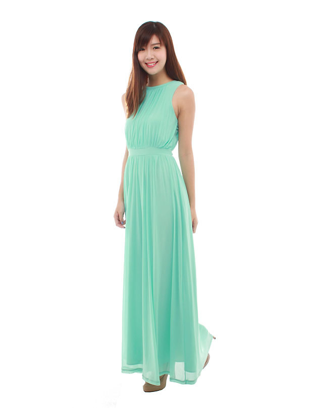 Paris Maxi Dress in Tiffany